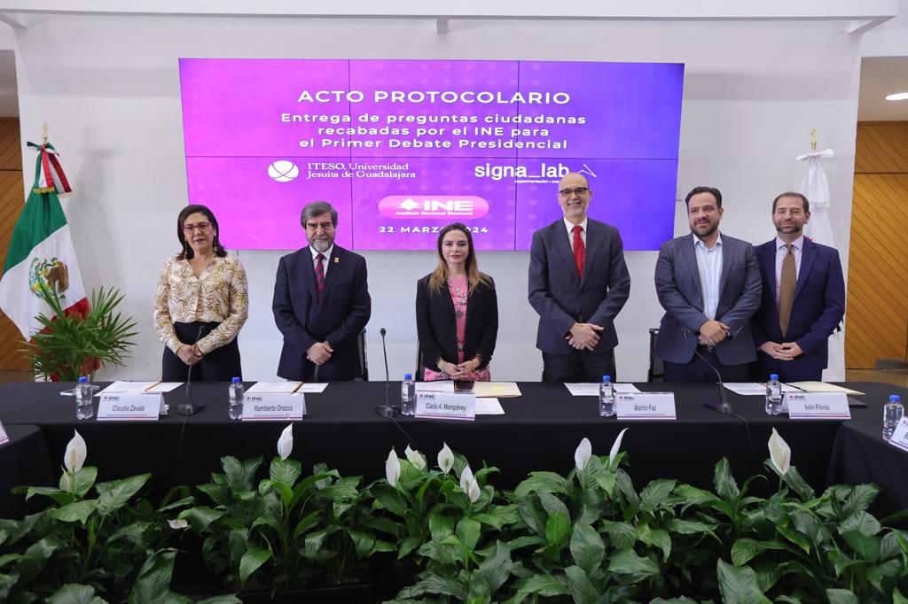¡Desbordante Participación Ciudadana! INE Recibe 24 Mil Preguntas para el Primer Debate Presidencial