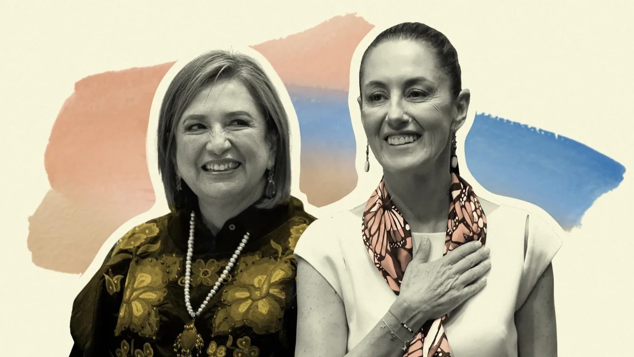 "Claudia Sheinbaum vs. Xóchitl Gálvez: El Épico Duelo por la Presidencia de México Encabezado por Dos Mujeres Poderosas"