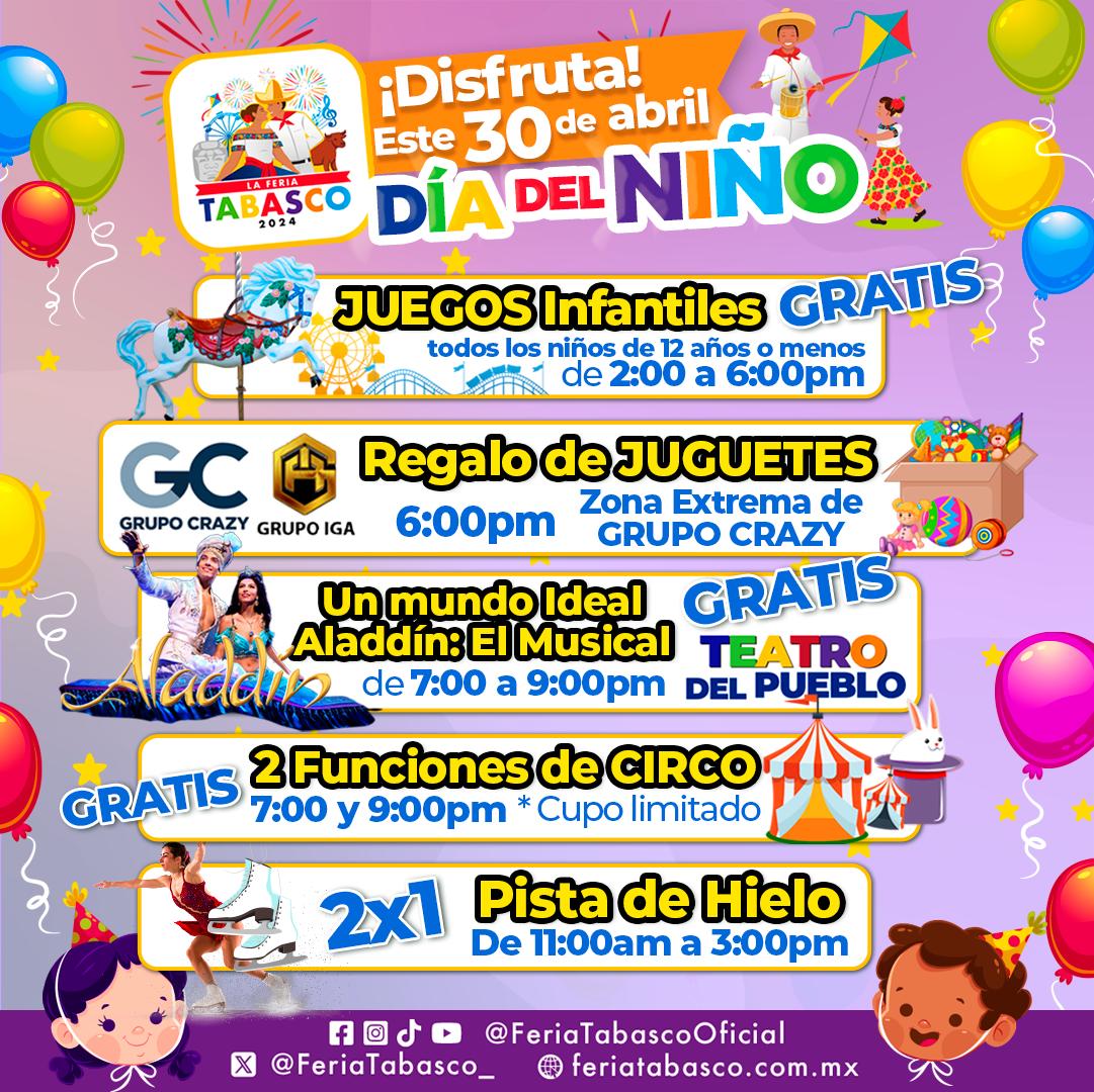 Fiesta Inolvidable Para Los Pequenos En La Feria Tabasco 2024