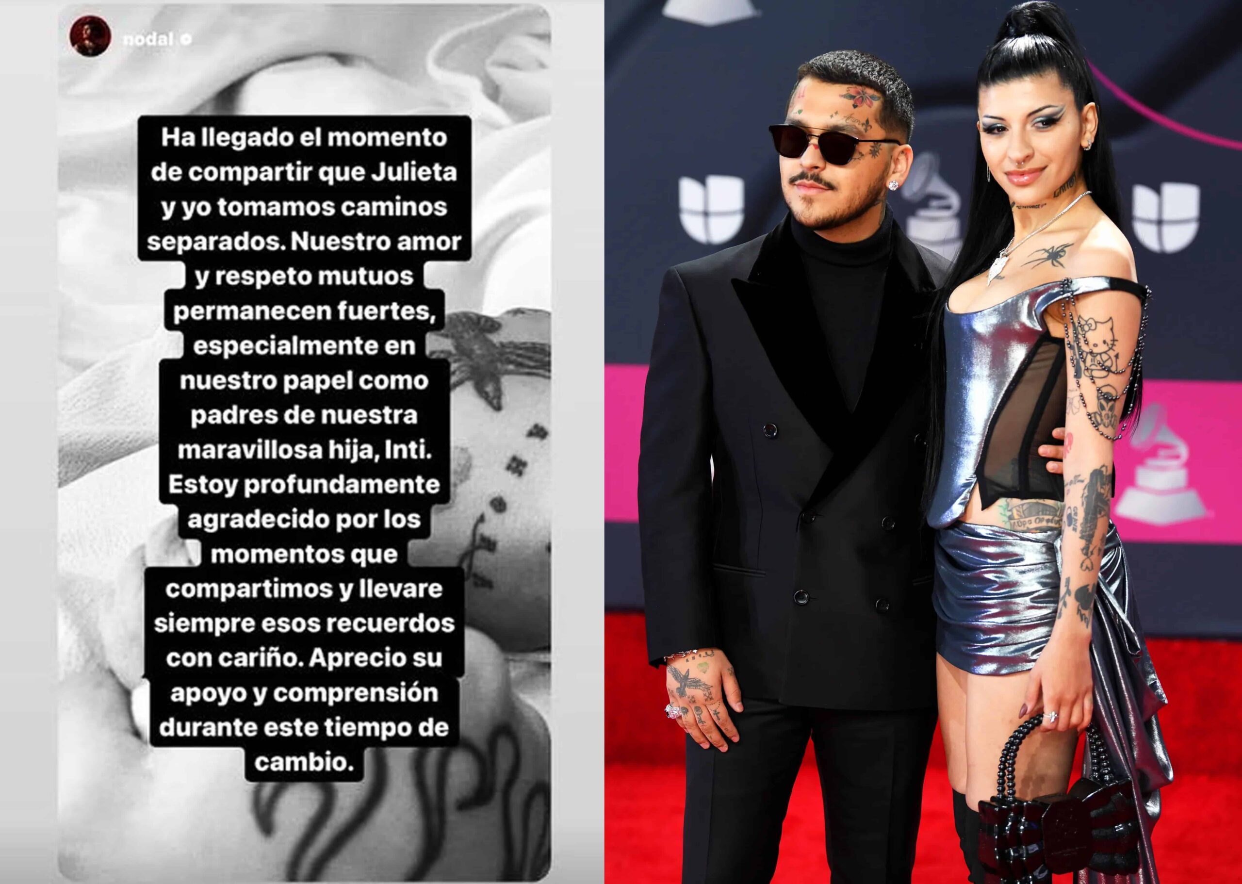 Christian nodal y cazzu anuncian su separación: "julieta y yo tomamos caminos separados" la revista del sureste mx Christian Nodal Y Cazzu Anuncian Su Separacion Julieta Y Yo Tomamos Caminos Separados 2 Scaled