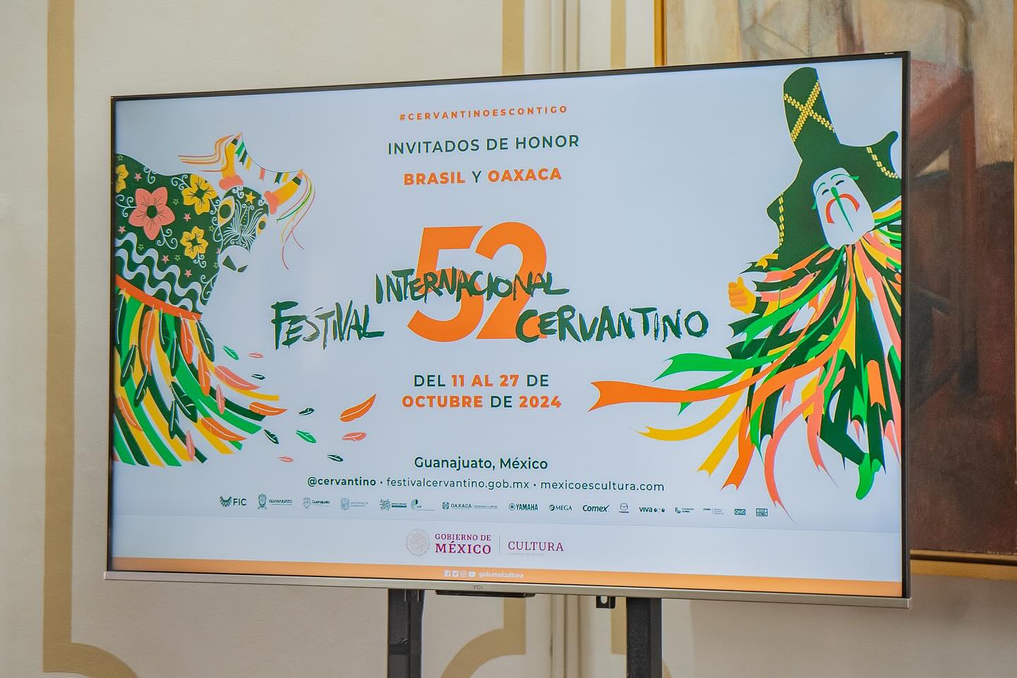 ¡Descubre el color y la tradición! Presentan el cartel del Festival Internacional Cervantino 2024