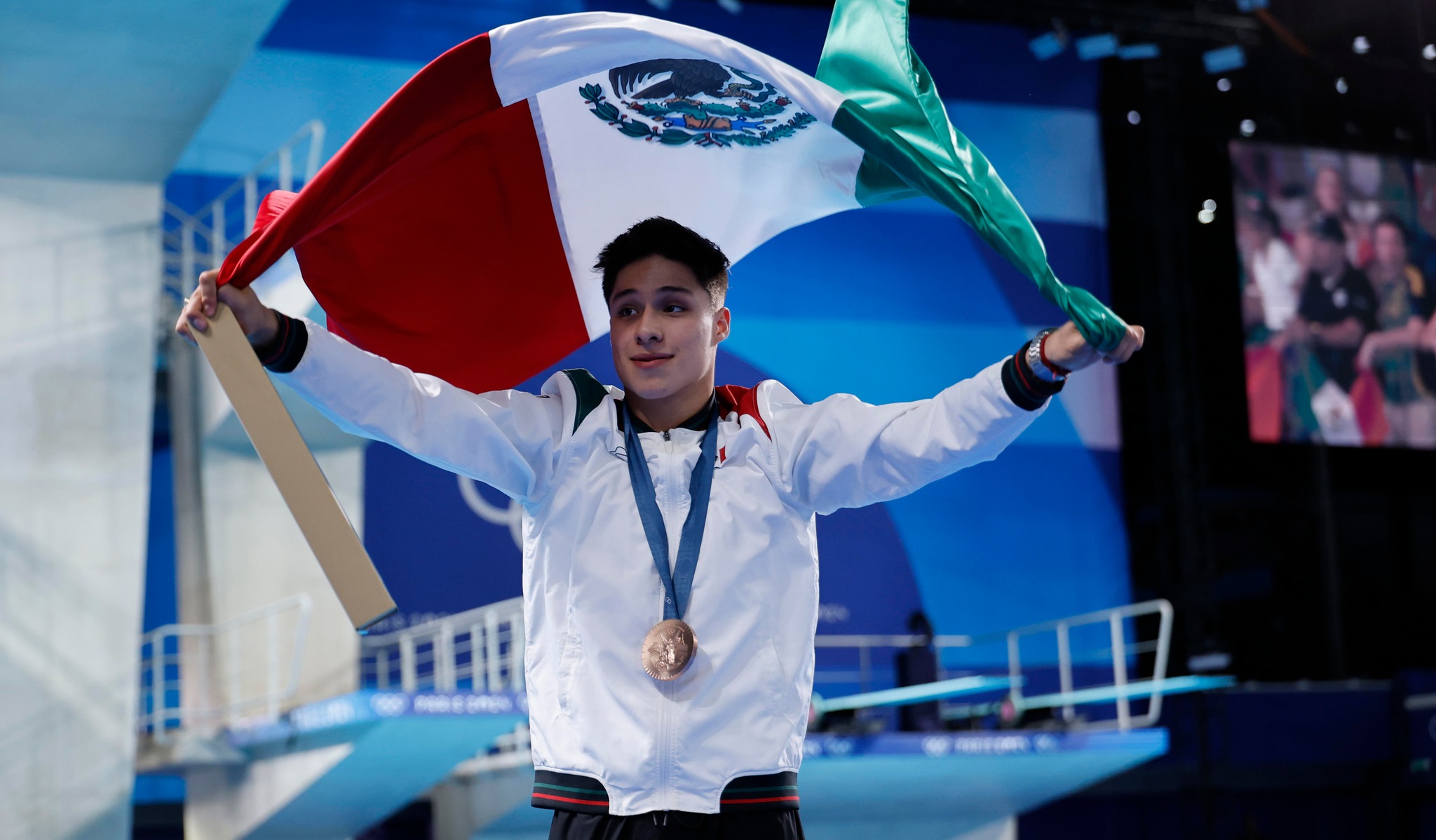 Medalla Para Mexico Osmar Olvera Consigue Su Segunda Presea En Paris 2024 En Trampolin De 3 Metros