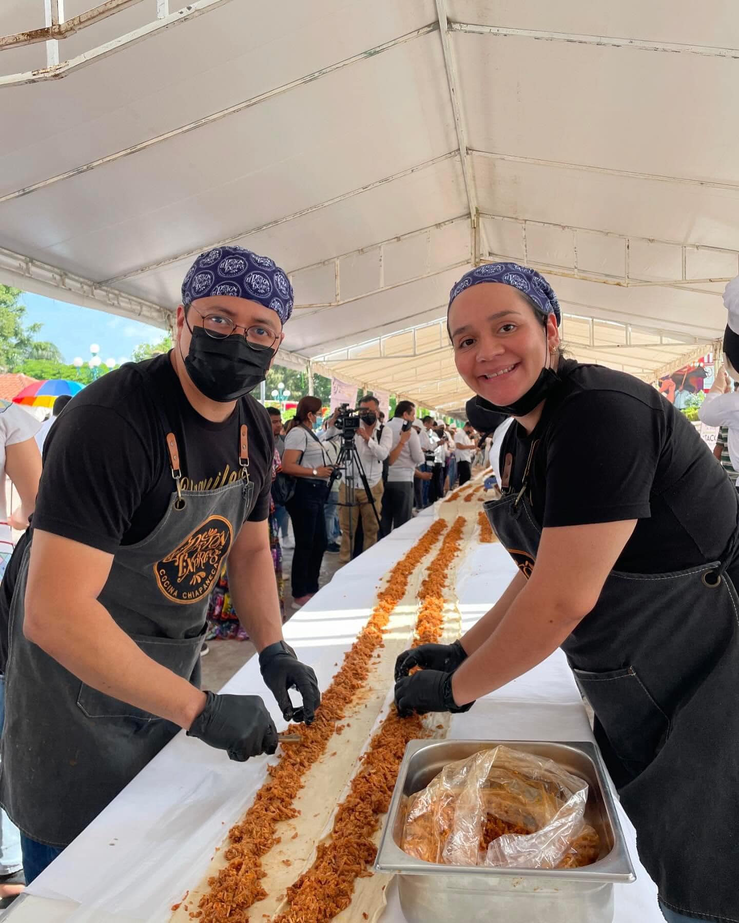 Berriozabal Chiapas Rompe Record Guinness Con El Taco Mas Grande Del Mundo