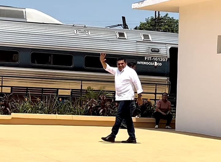 Lopez Obrador Y Claudia Sheinbaum Inauguran El Tren Interoceanico En Su Ultima Gira Por El Sureste