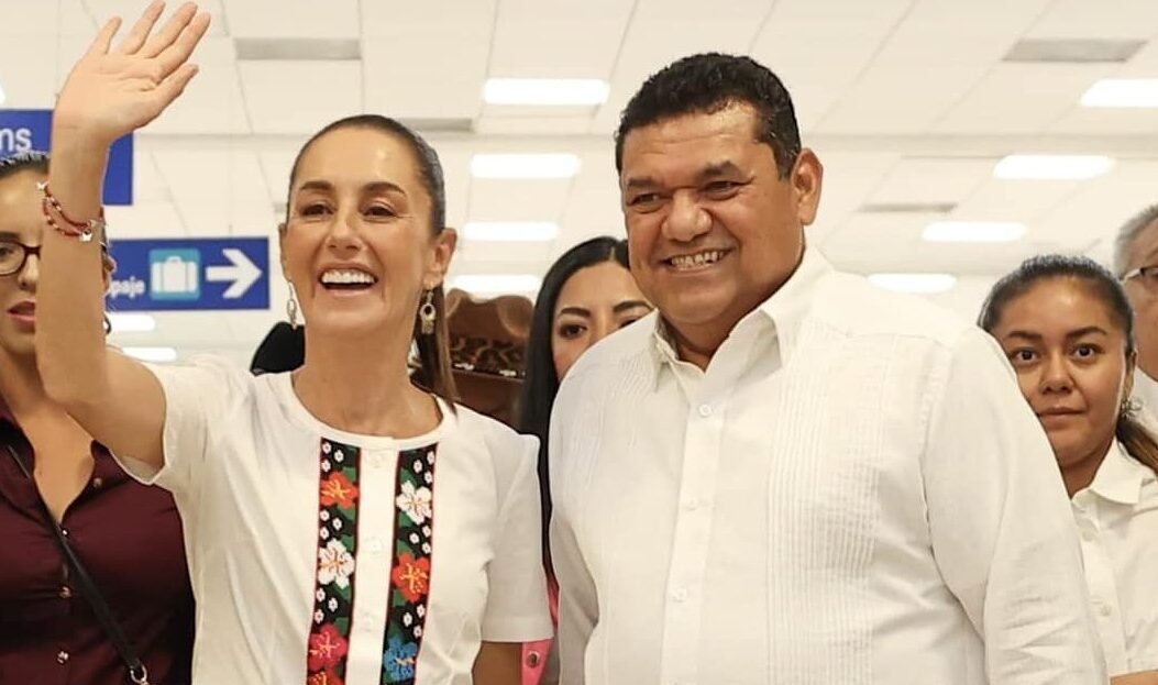 Javier May recibe con entusiasmo a Claudia Sheinbaum en Tabasco