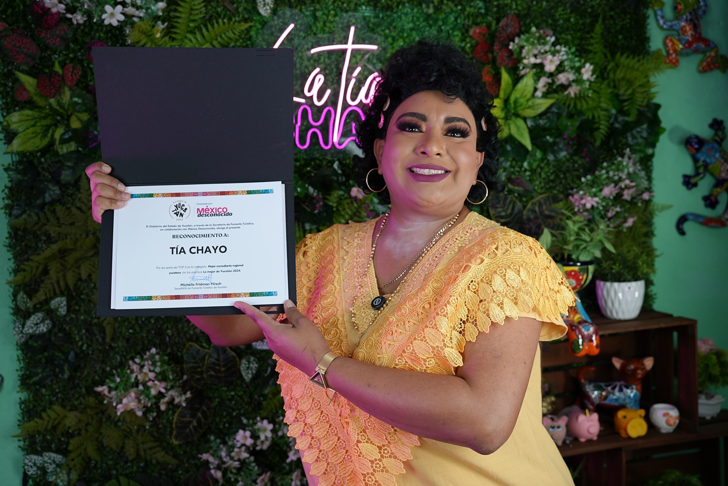 La Tía Chayo: Un fenómeno de la comedia regional que obtuvo el segundo lugar en "Lo Mejor de Yucatán 2024"