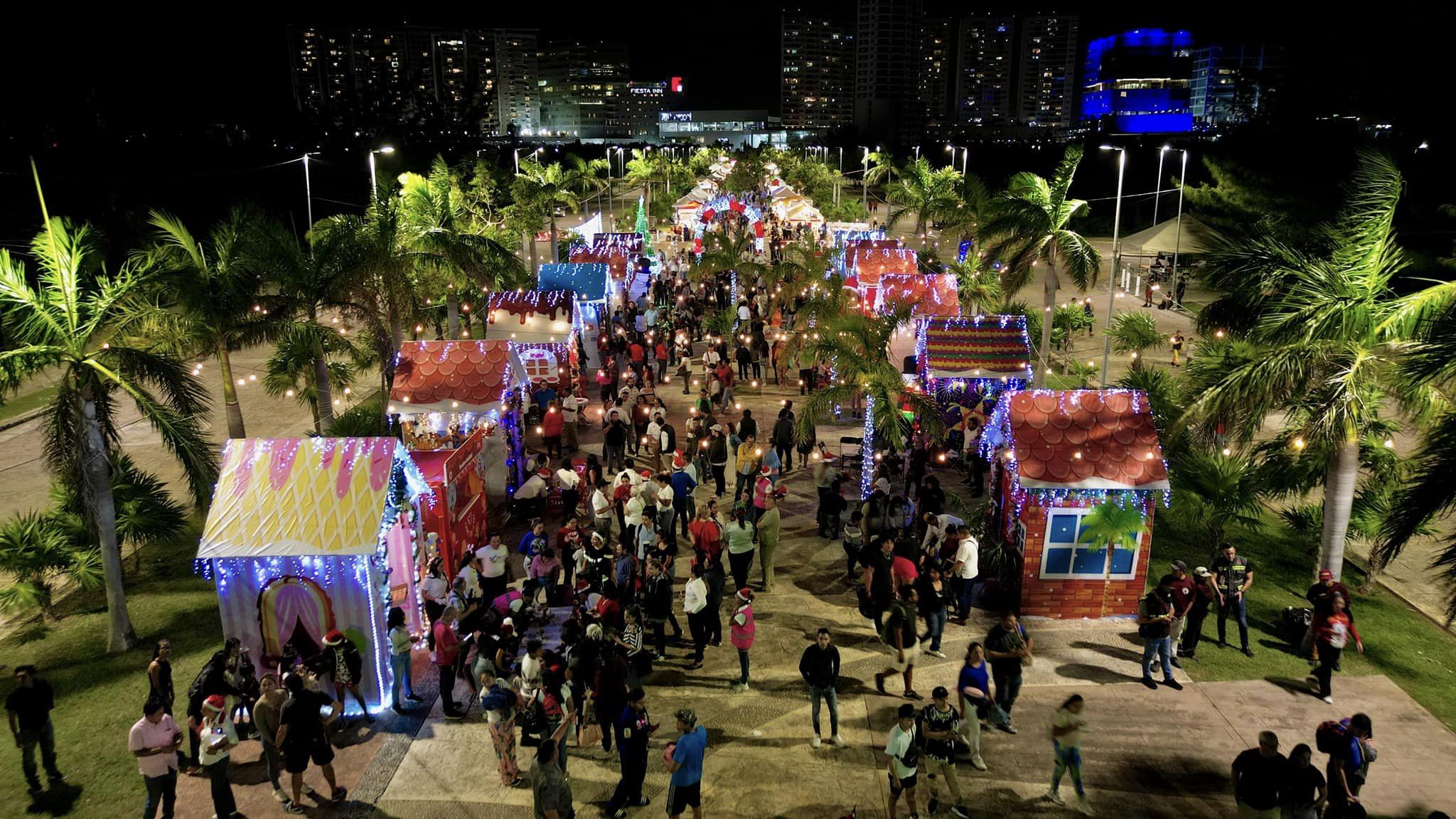 Mara lezama inaugura villa navideña y pista ecológica en el corazón de cancún la revista del sureste mx Mara Lezama Inaugura Villa Navidena Y Pista Ecologica En El Corazon De Cancun