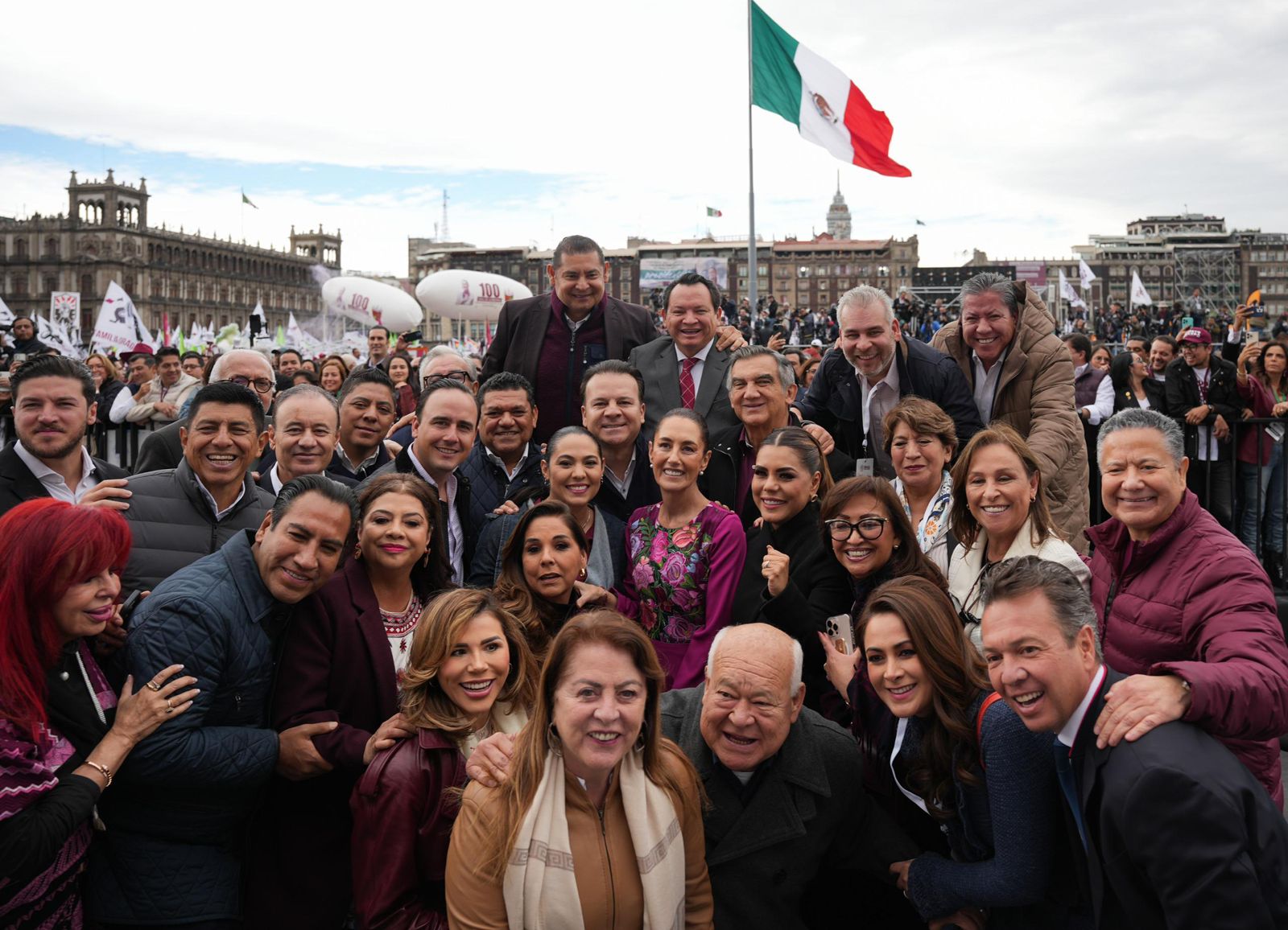Claudia Sheinbaum Celebra 100 Dias De Transformacion Con Compromiso Y Resultados