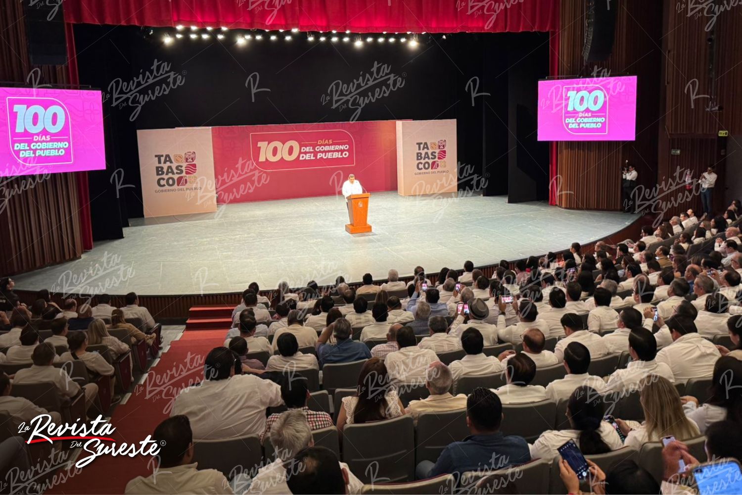 Javier May Presenta Informe De 100 Dias Tabasco Avanza Con Organizacion Presupuesto Y Resultados Tangibles