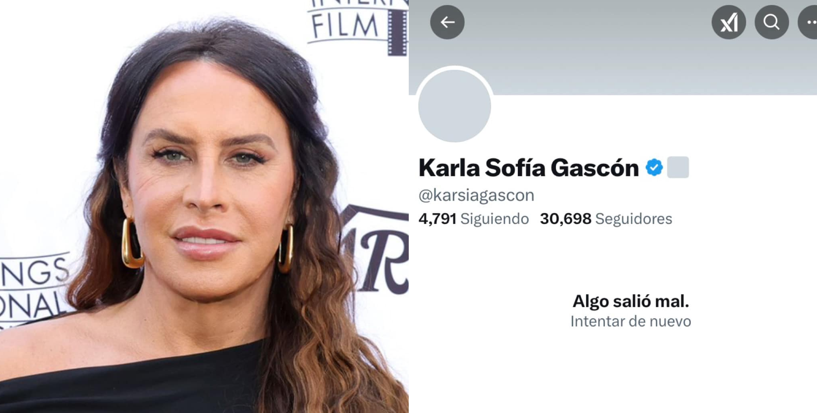Karla Sofía Gascón desactiva cuenta en X tras polémicos comentarios