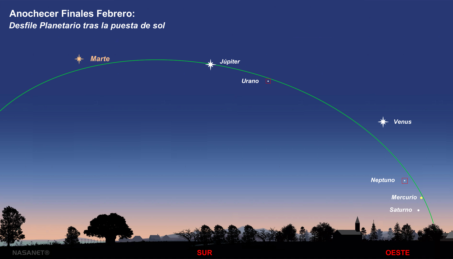 Alineación planetaria iluminará el cielo este 28 de febrero: cómo y dónde verla