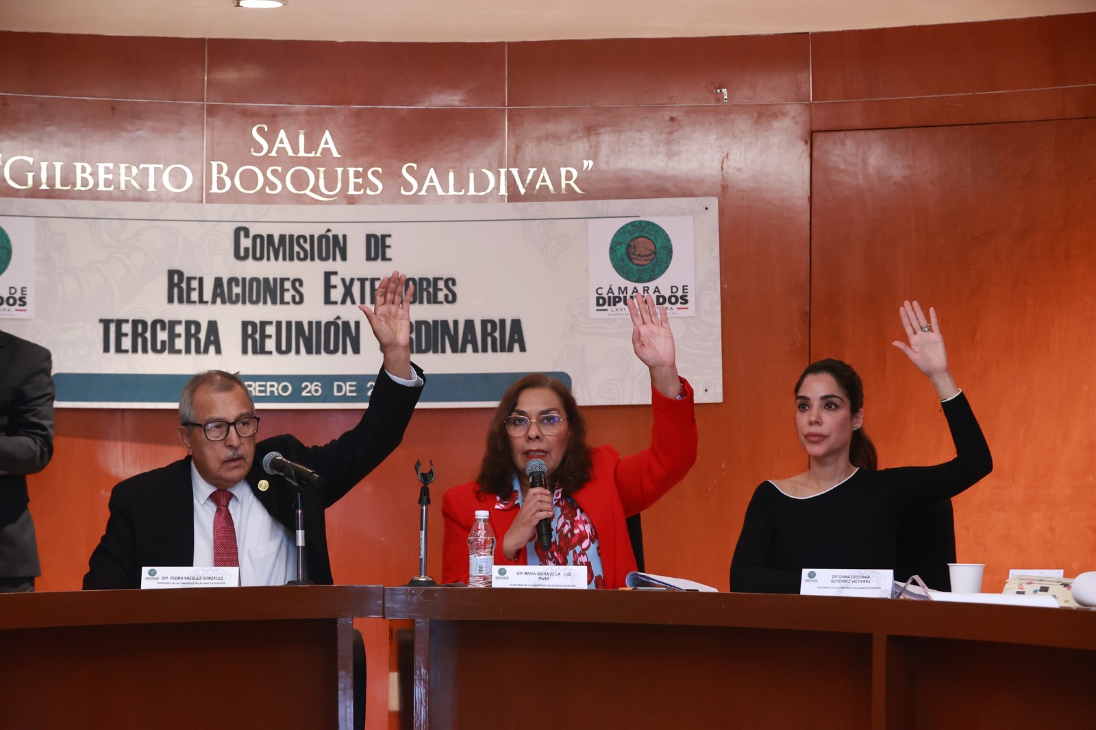 Avalan legisladores en comisiones paridad de género en Servicio Exterior