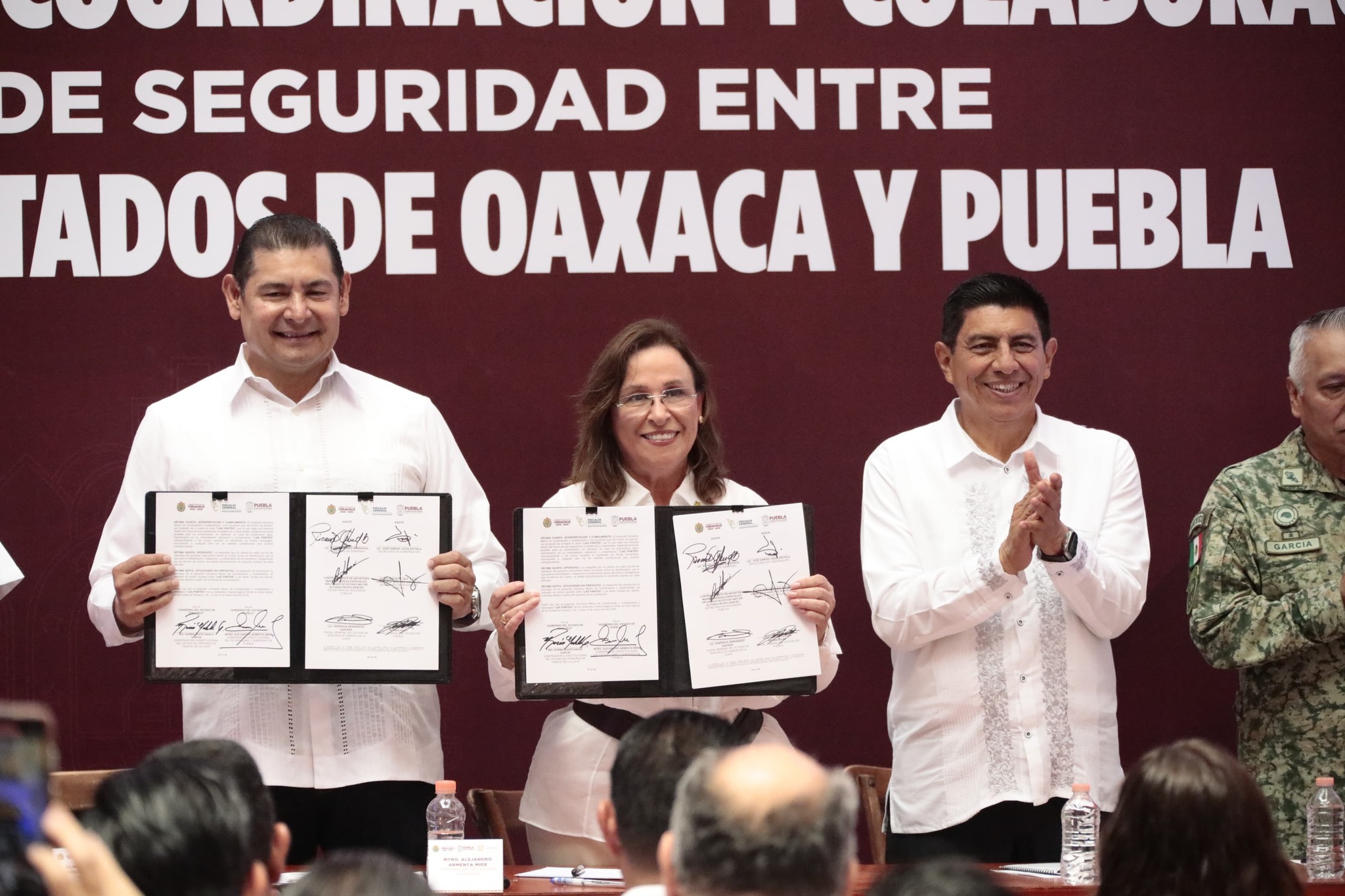 Puebla, Veracruz y Oaxaca sellan alianza por la seguridad y la paz