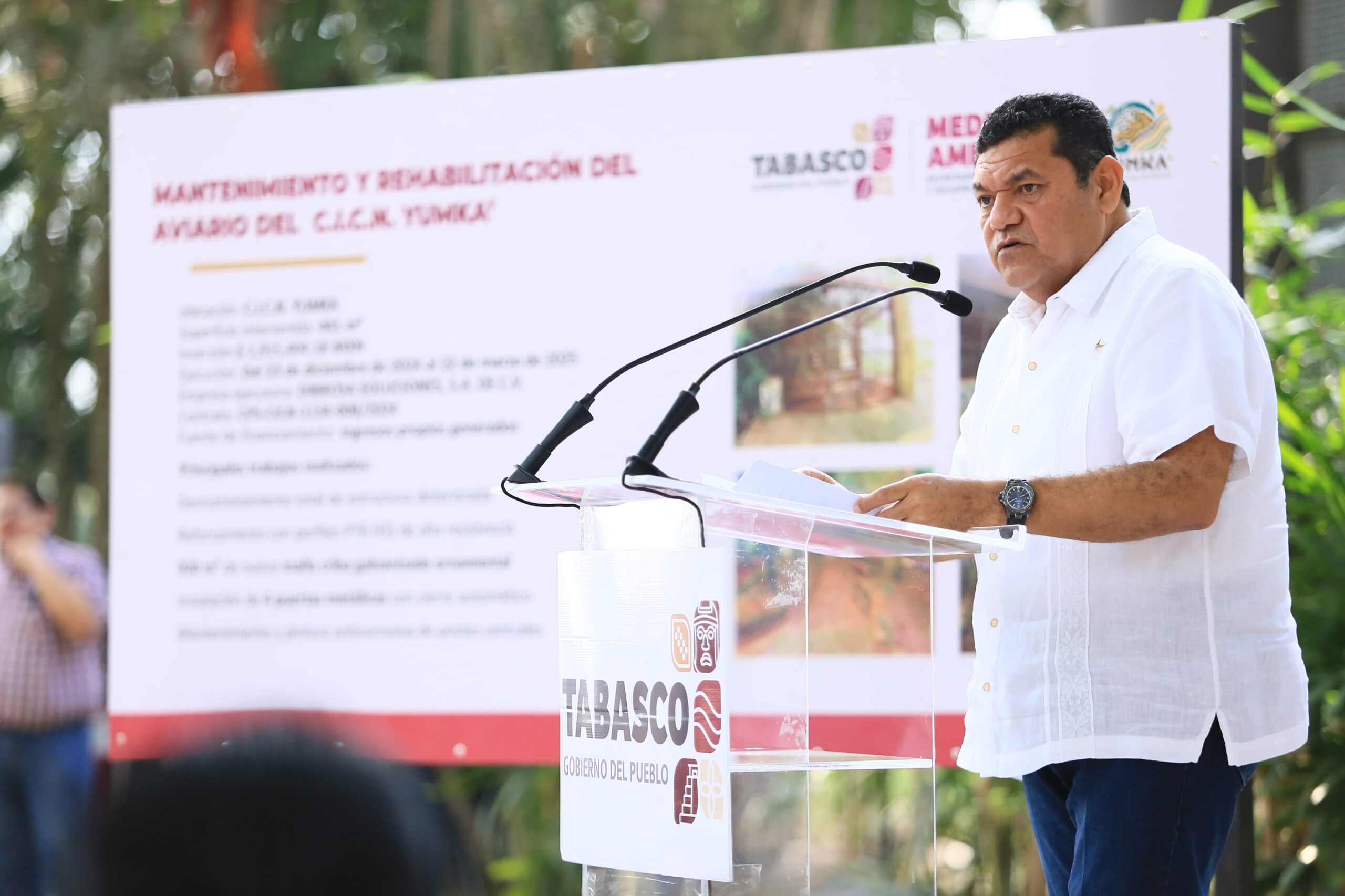 Javier may impulsa conservación del yumká con nuevo aviario y saneamiento de laguna la revista del sureste mx Javier 3 Scaled