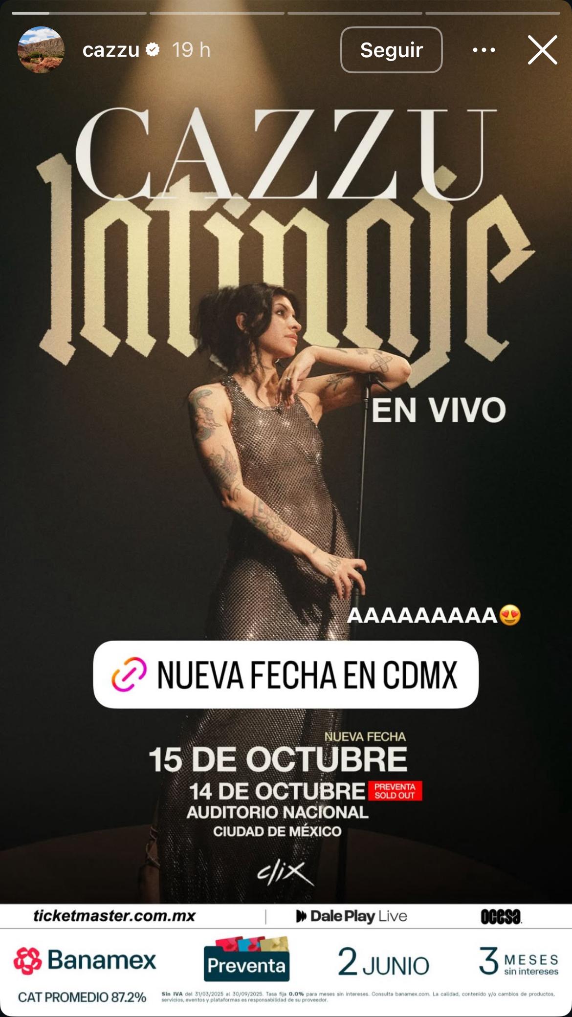 ¡zas, en toda la taquilla! Cazzu agota el auditorio y silencia a pati chapoy la revista del sureste mx Cazzu 1