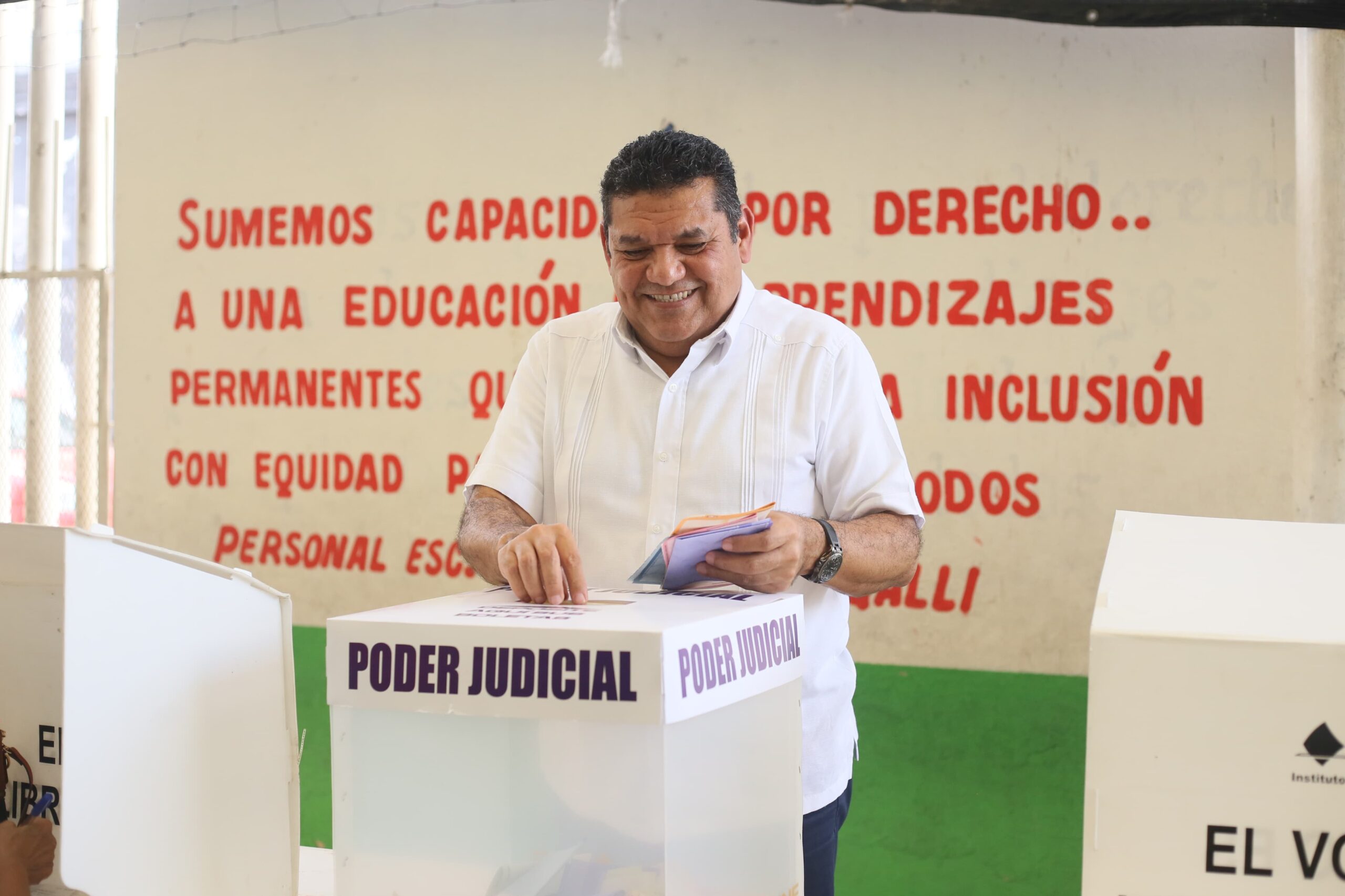 “Es un hecho histórico”: Javier May celebra jornada democrática en elección del PJ