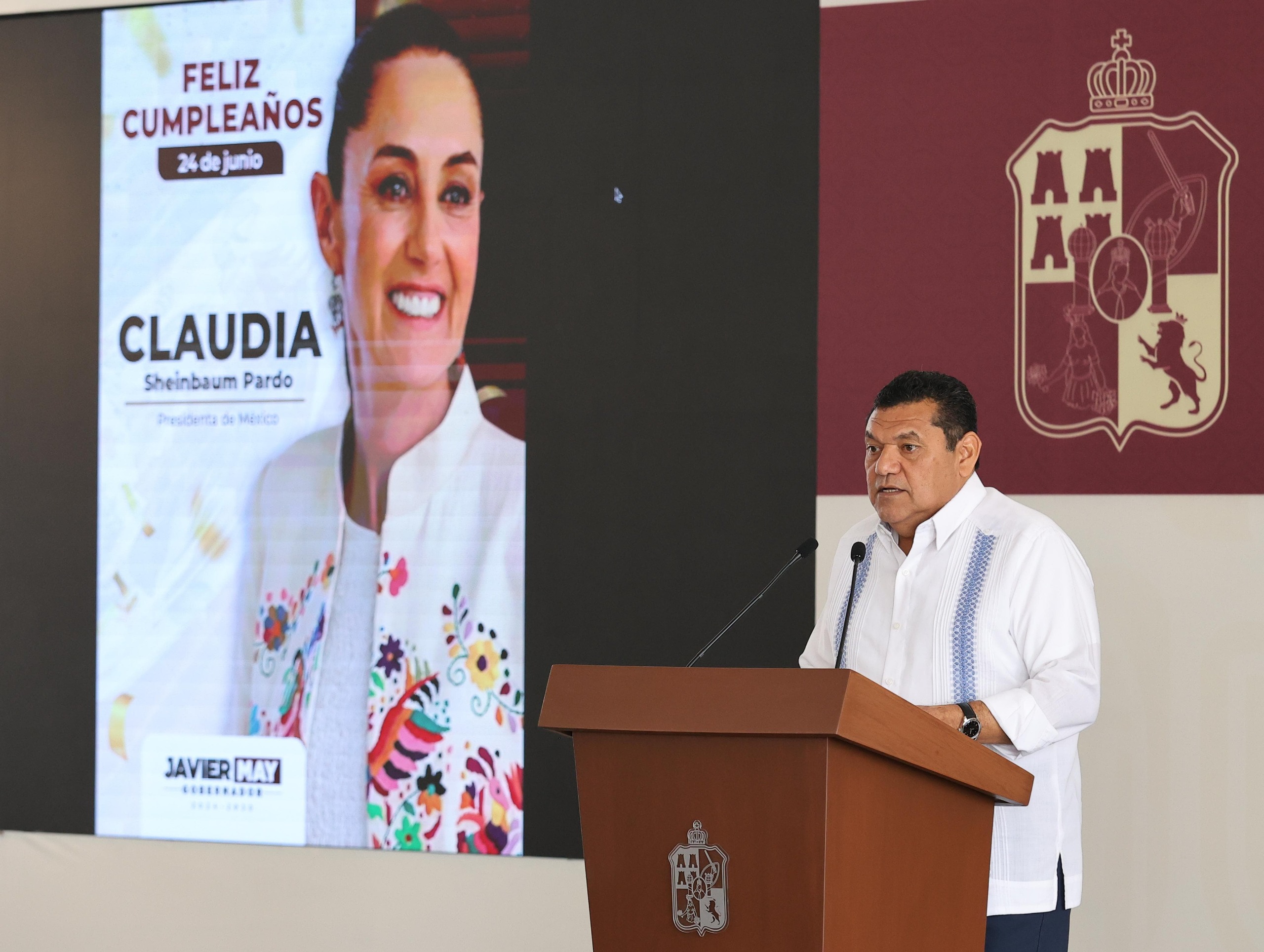 Javier May anuncia encuentro para rendir cuentas al pueblo