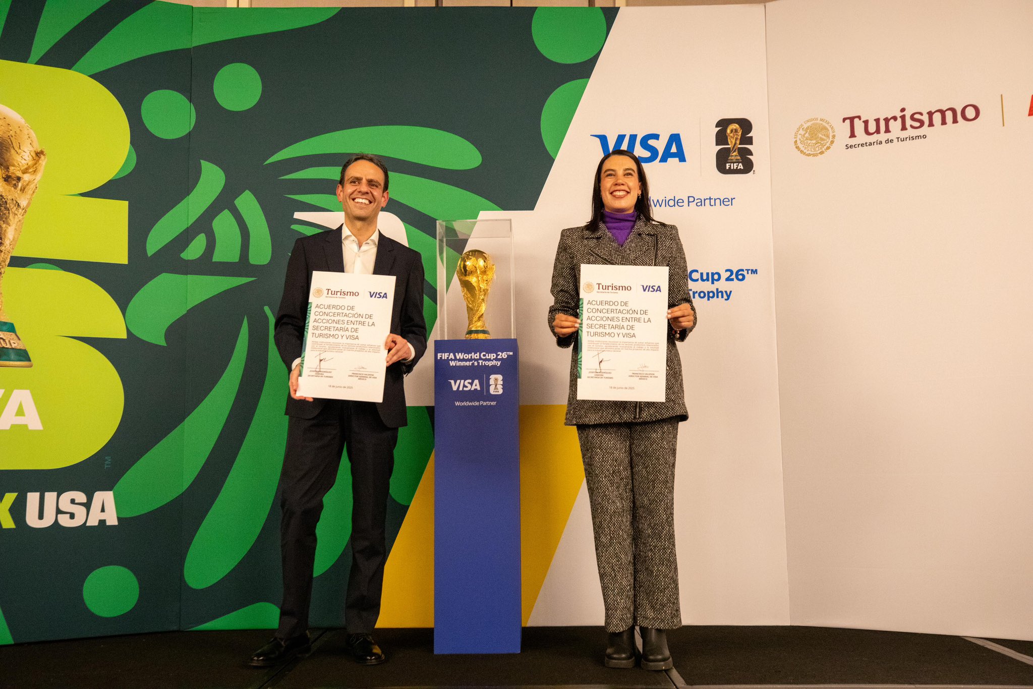 ¡México se prepara! Visa y Sectur firman alianza para maximizar el turismo en el Mundial 2026