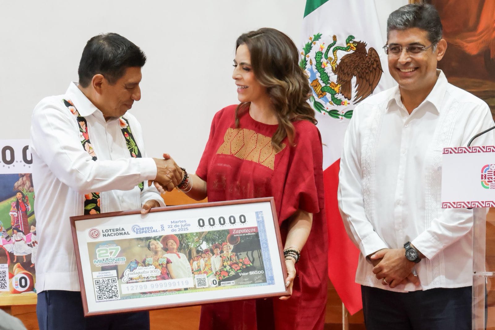 Lotería nacional rinde homenaje a la guelaguetza con sorteo especial en oaxaca la revista del sureste mx Loterianacional 4
