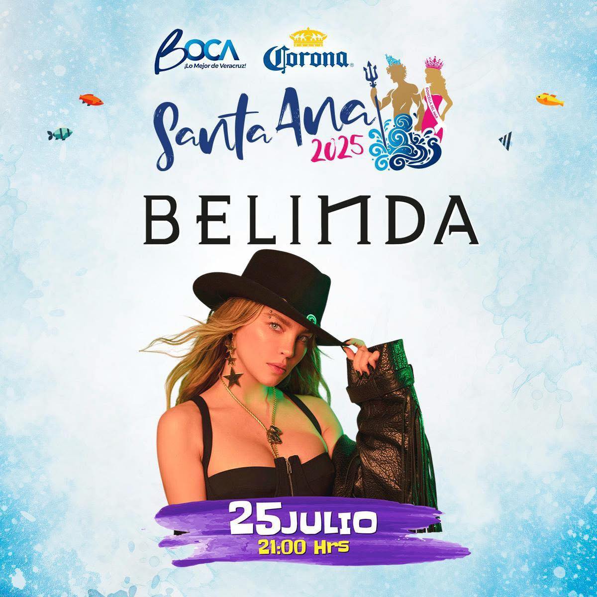 ¿listos, belifans? Belinda se presentará en boca del río este 25 viernes de julio la revista del sureste mx Santa 3
