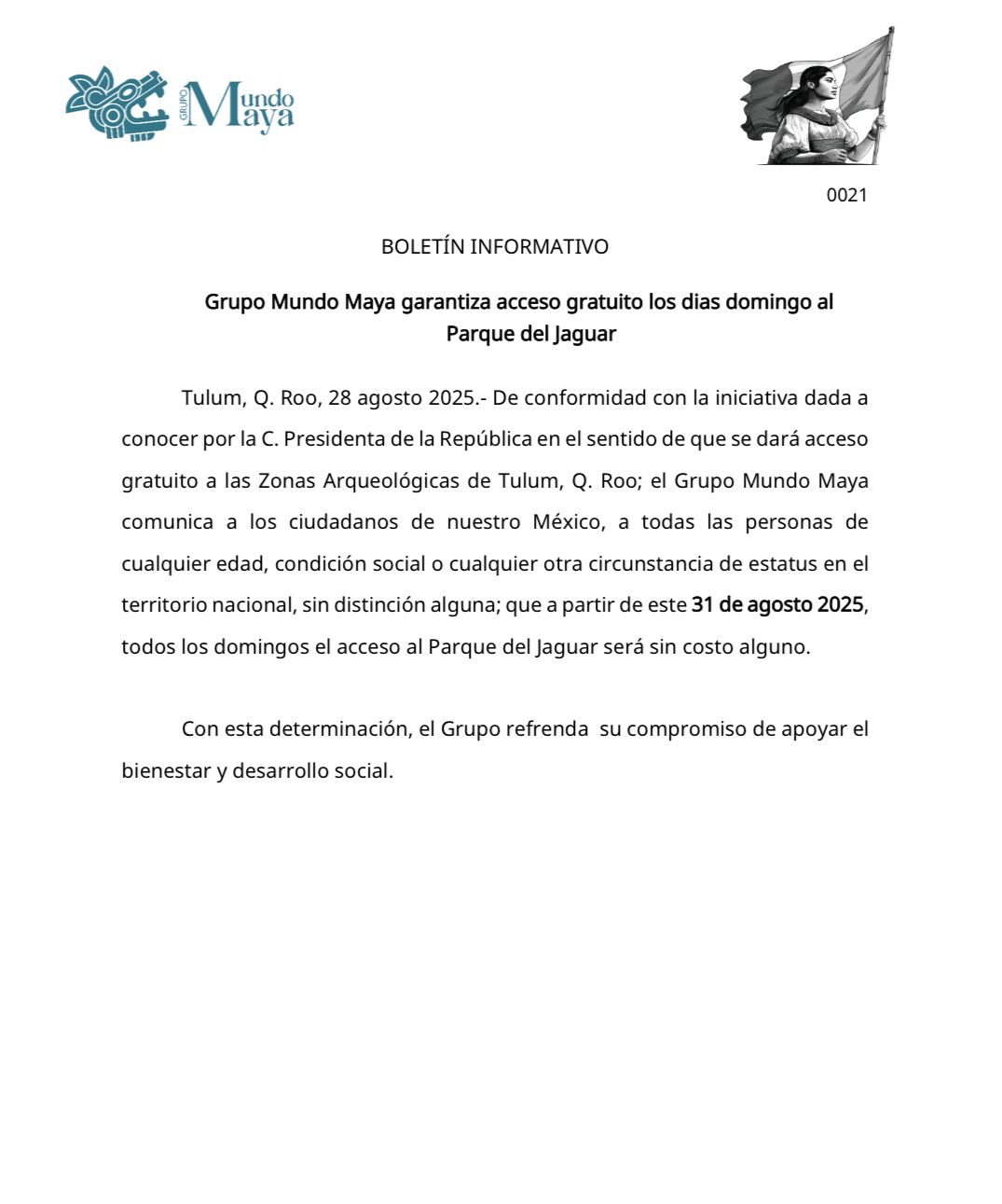 Parque del jaguar en tulum será gratuito los domingos desde agosto de 2025 la revista del sureste mx Mundomayaa 1