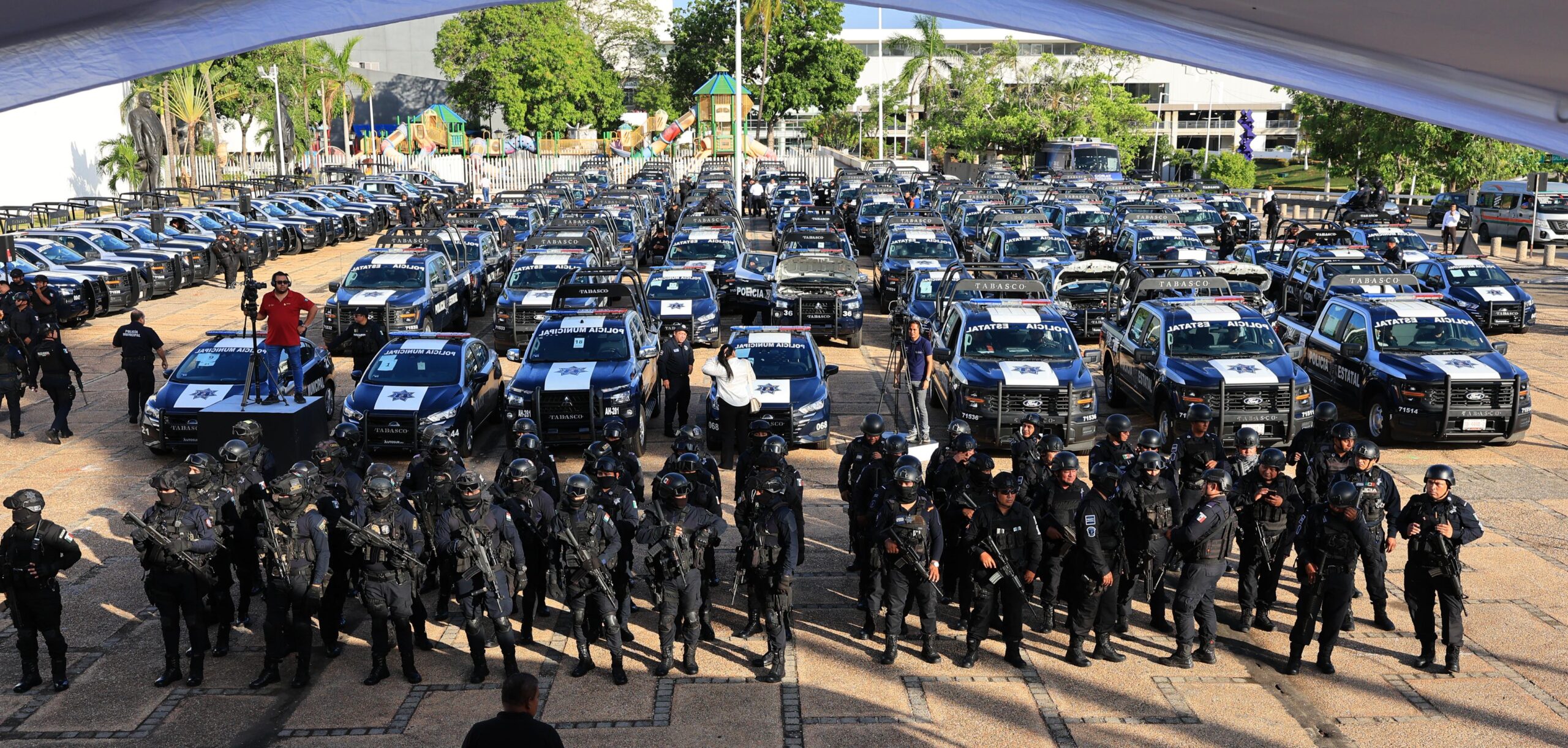 Tabasco refuerza seguridad con 100 nuevas patrullas y equipos tácticos la revista del sureste mx Patrullas 4 Scaled