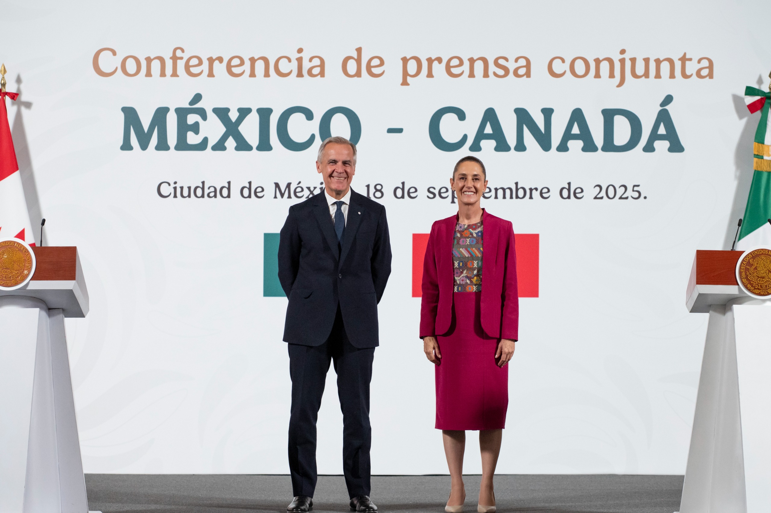 México y canadá sellan asociación estratégica integral con nuevo plan de acción 2025-2028 la revista del sureste mx Csp Conferencia M Xico Canad 1