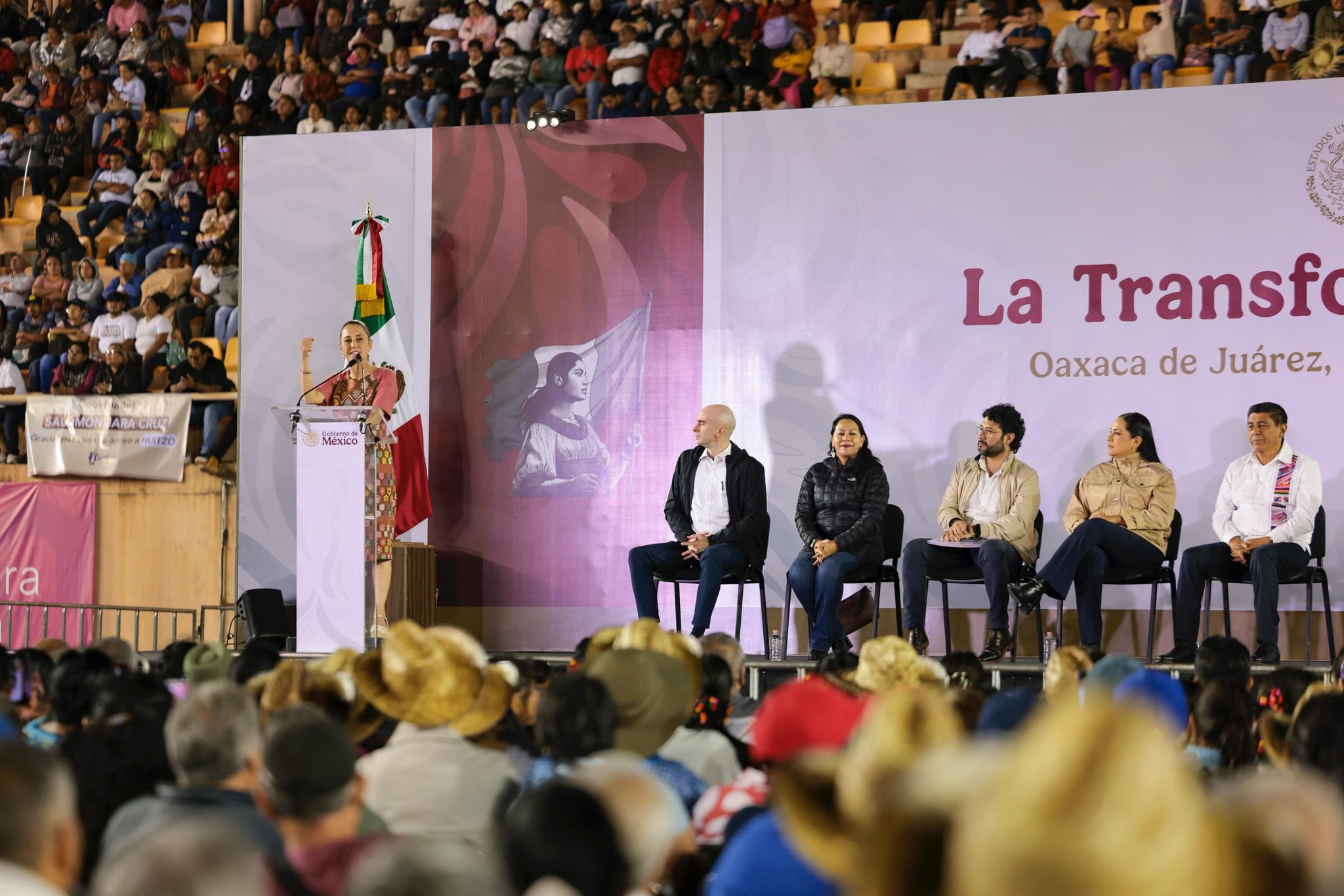 Csp presenta megaproyectos de infraestructura y programas sociales en oaxaca la revista del sureste mx Sheinbaumoaxaca 3