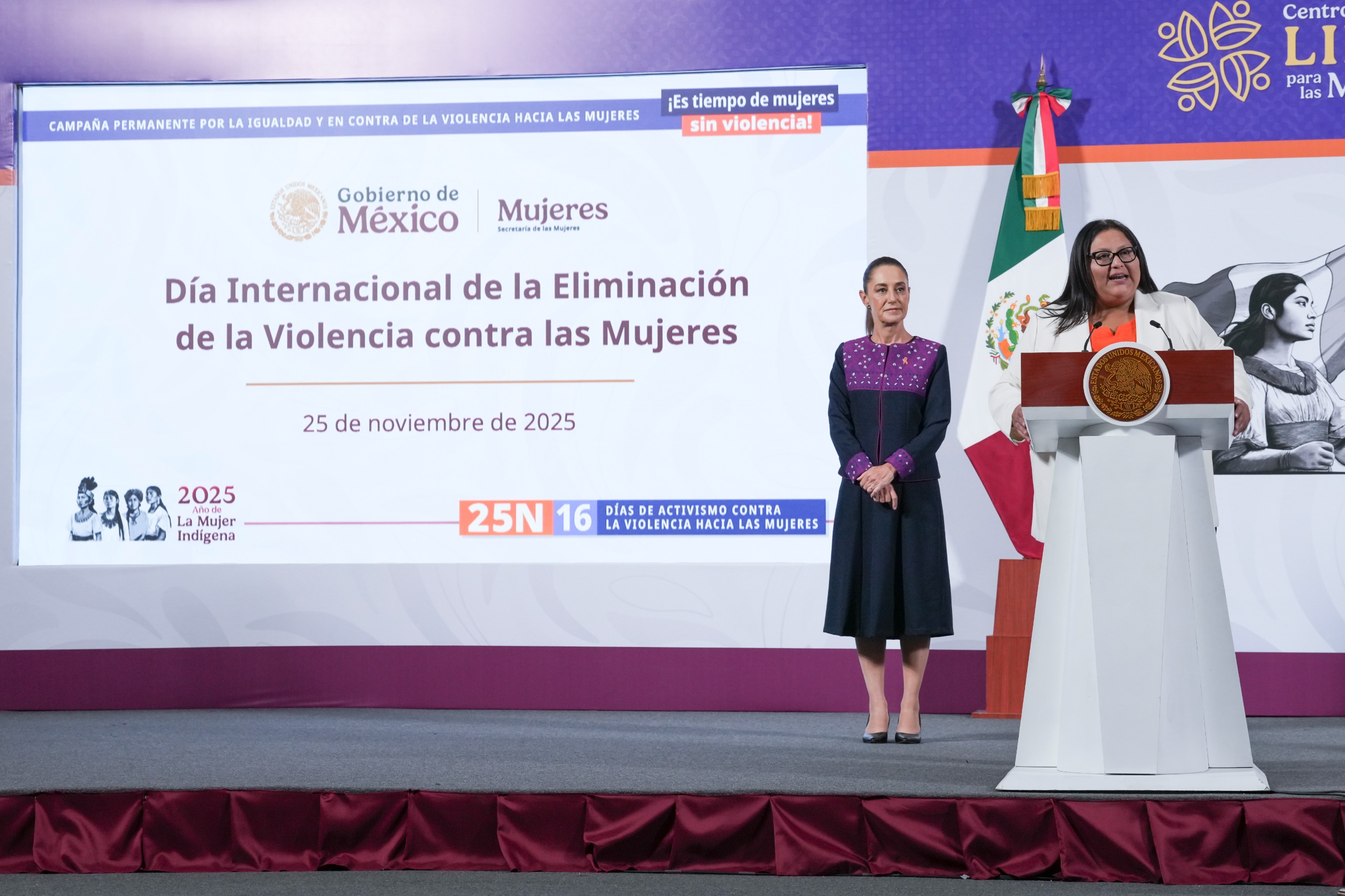 Gobierno de méxico y estados sellan un compromiso histórico por la vida y la dignidad de las mujeres la revista del sureste mx 251125 Csp Conferencia De Prensa 6