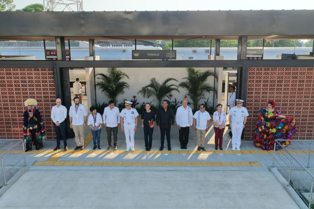 Sheinbaum Inaugura Estaciones Tonala Y Arriagachiapas Del Tren Interoceanico Y Anuncia Ruta Hasta