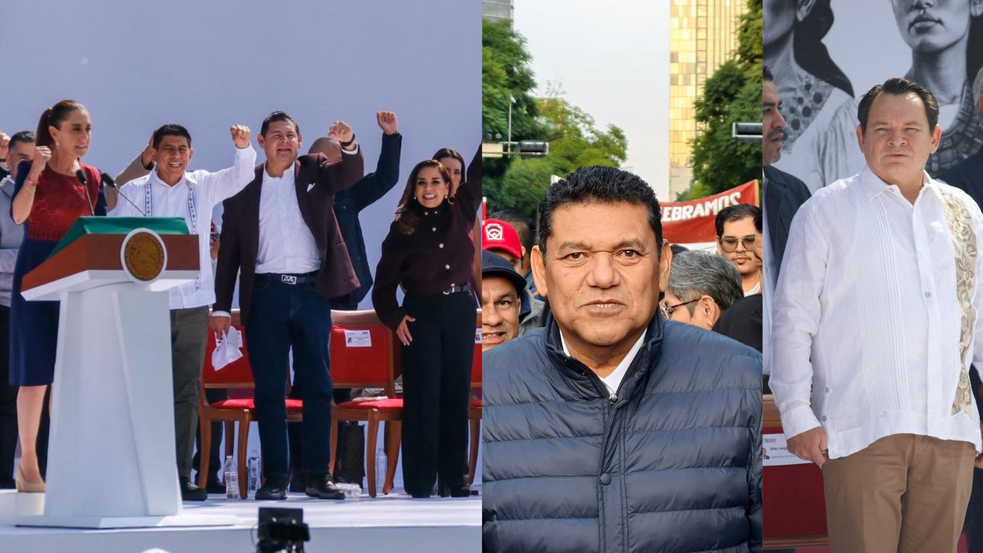 Gobernadores Del Sureste Acompanan A Claudia Sheinbaum En Celebracion Por Los Siete Anos De La Transformacion