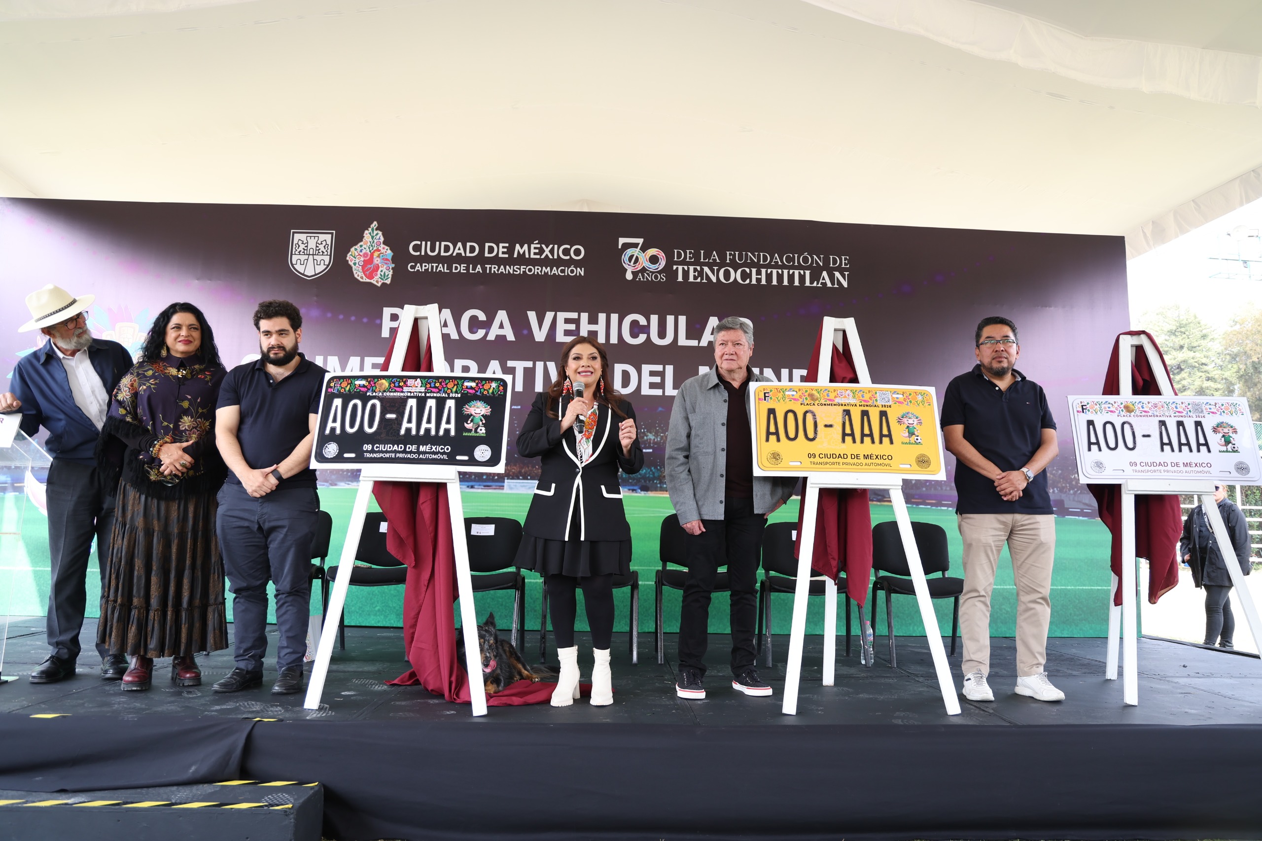 Presenta Clara Brugada La Placa Vehicular Conmemorativa Del Mundial 2026 Sera Opcional Y De Edicion Limitada