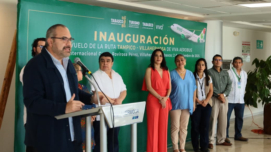 Tabasco Despega Nueva Ruta Aerea Directa Villahermosa Tampico Revoluciona La Conectividad Del Sureste