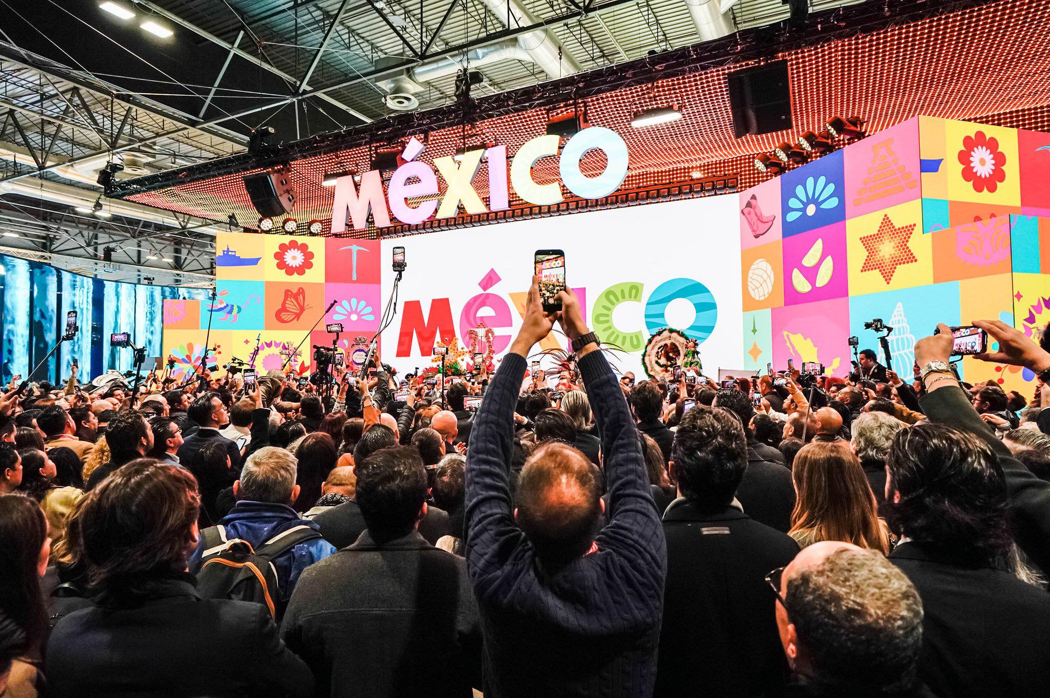 Pabellón De México En Fitur 2026 Madrid, Destacando Como País Socio Con Presencia De Los 32 Estados Y La Secretaria De Turismo.
