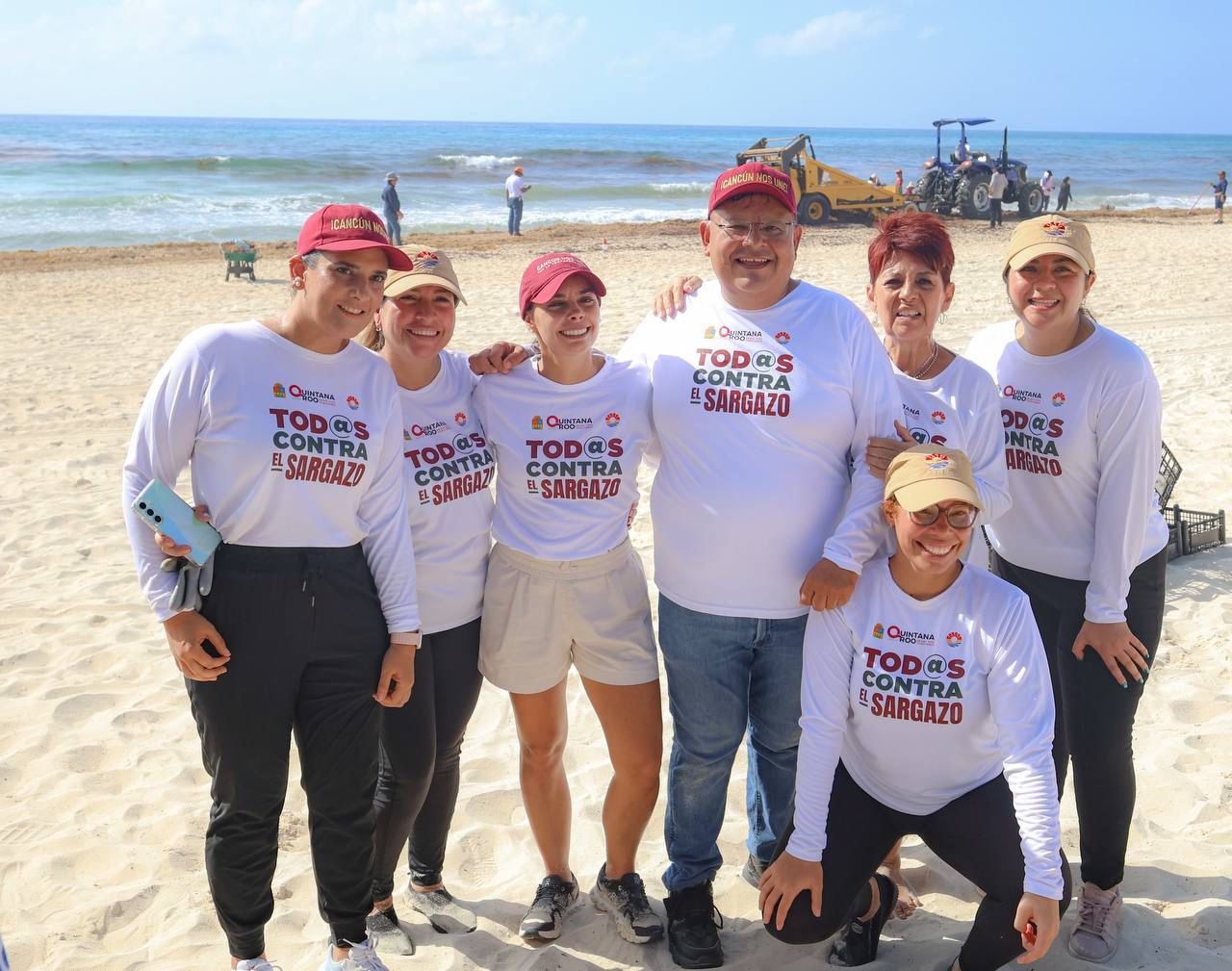 Cifra récord en cancún: ana paty destaca retiro de 16 mil toneladas de sargazo la revista del sureste mx Ana Paty Mantiene Playas Limpias Con El Retiro De 16 Mil Toneladas De Sargazo