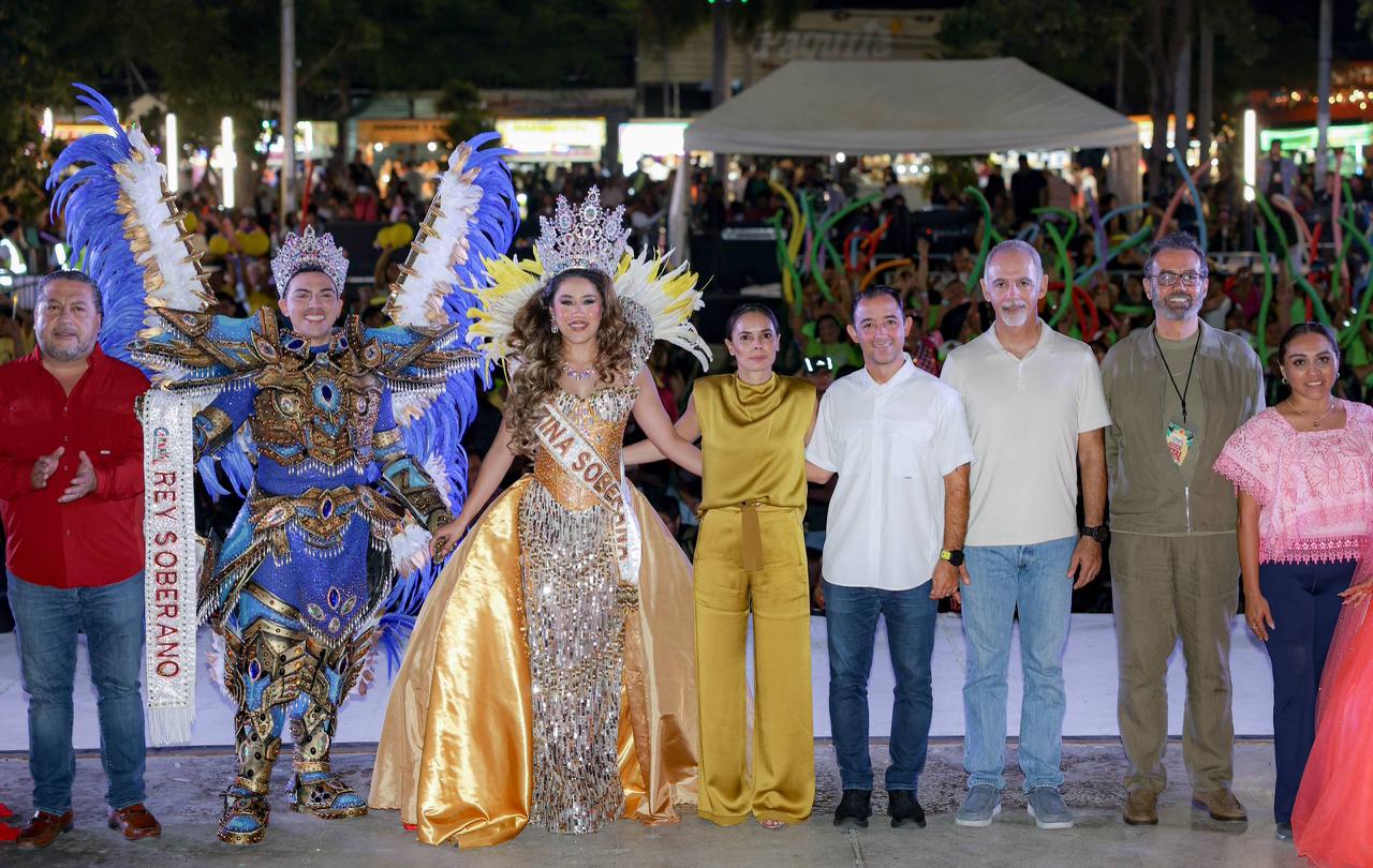 Carnaval Cancun 2026 Ana Paty Peralta Encabeza Historica Coronacion De La Corte Real