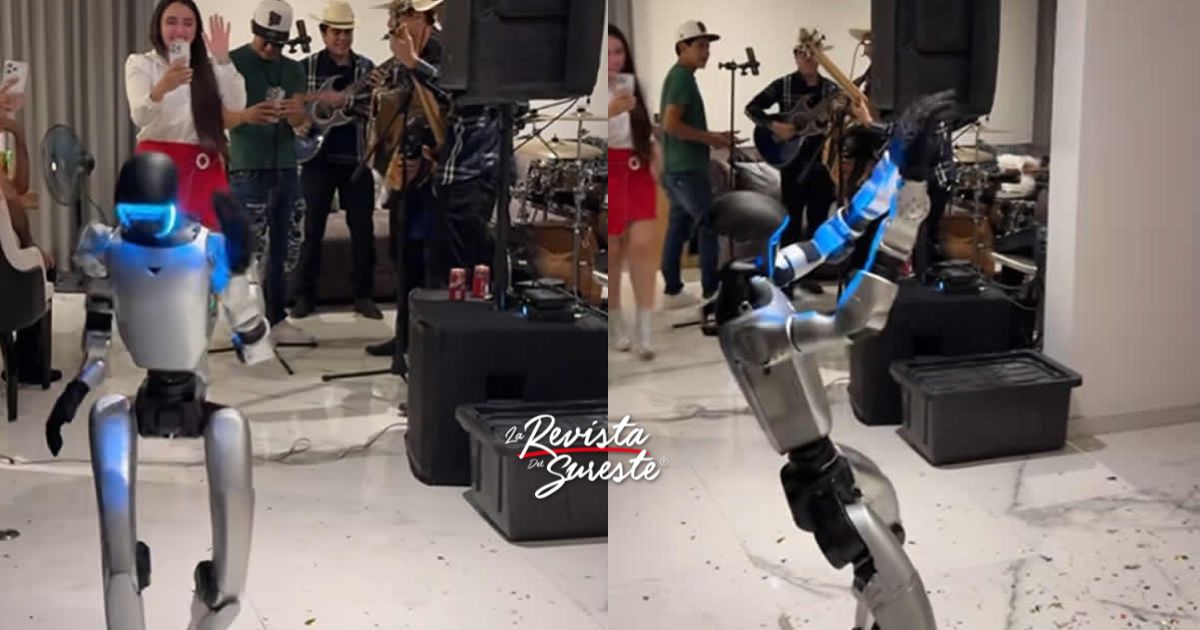 Robot baila "La Chona" en México y se vuelve viral en redes sociales