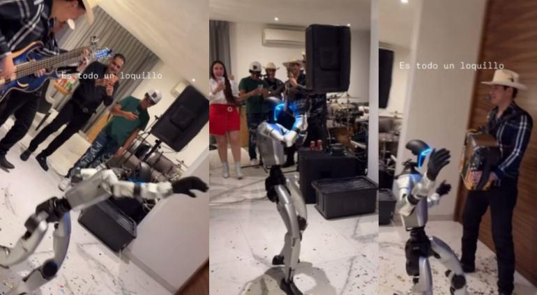 Robot baila "la chona" en méxico y se vuelve viral en redes sociales la revista del sureste mx Robot Humanoide Bailando Musica Nortena En
