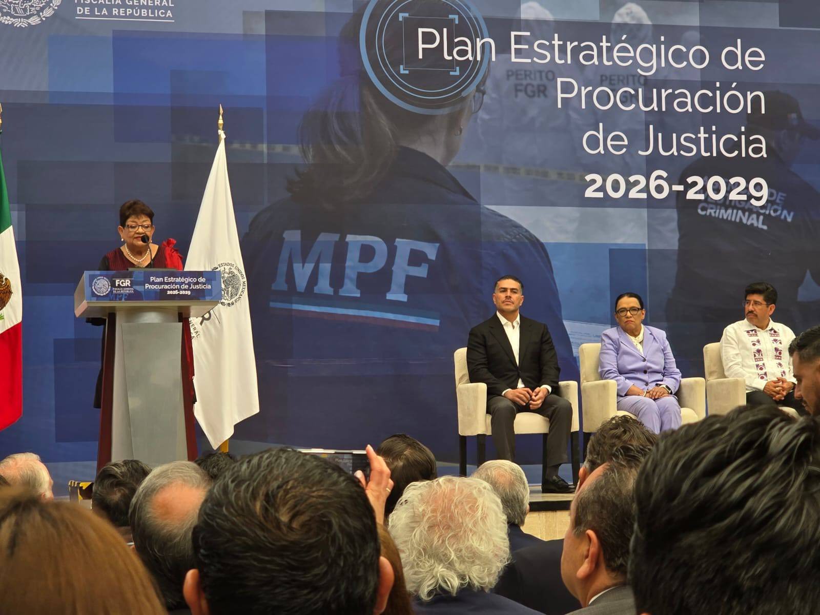 Presentación Del Plan Estratégico De Procuración De Justicia 2026-2029, La Titular De La Fiscalía General De La República (Fgr), Ernestina Godoy Ramos.