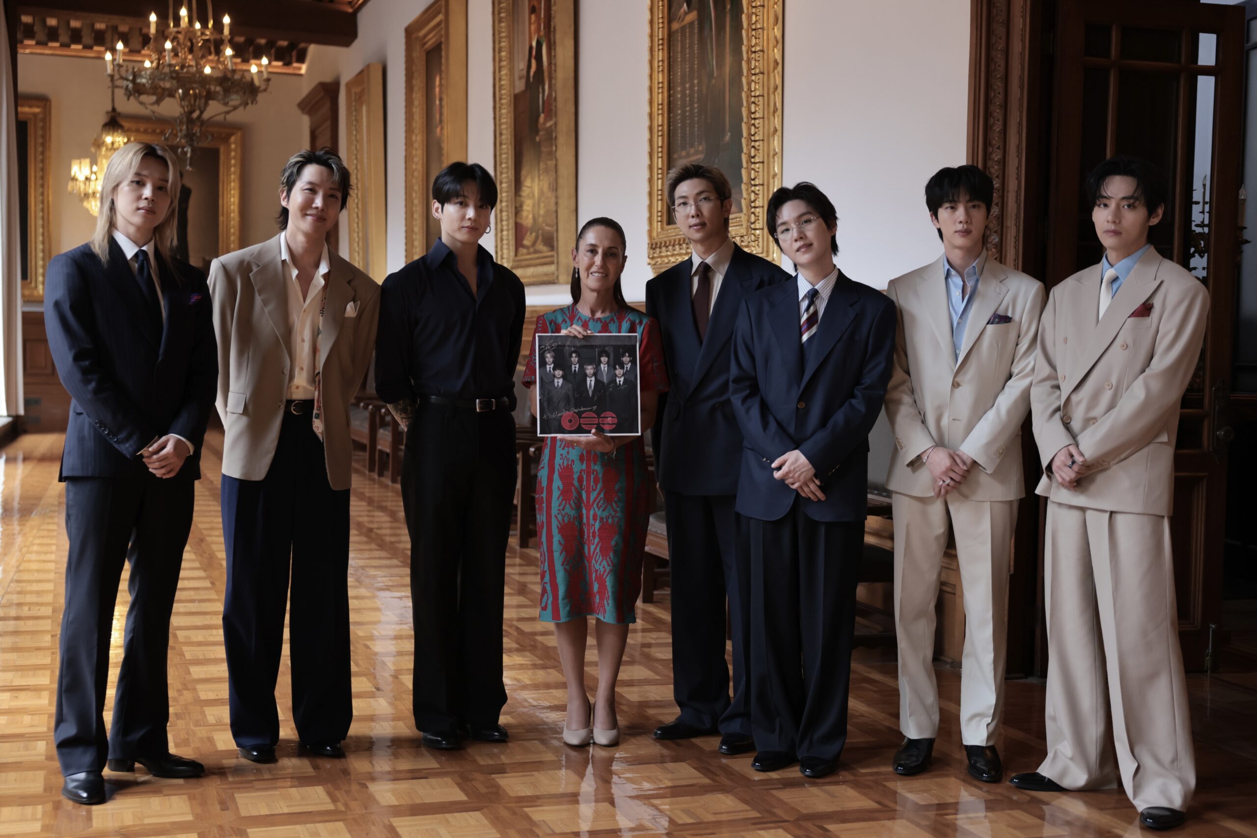 Claudia Sheinbaum Recibe A Bts En Palacio Nacional