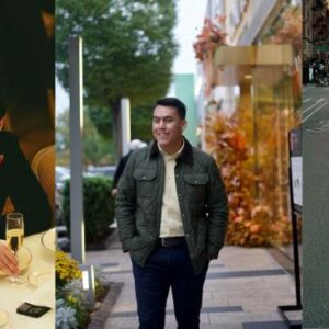 Collage De Tres Fotografías De Fabricio Medina, Cofundador De Familia Latina.