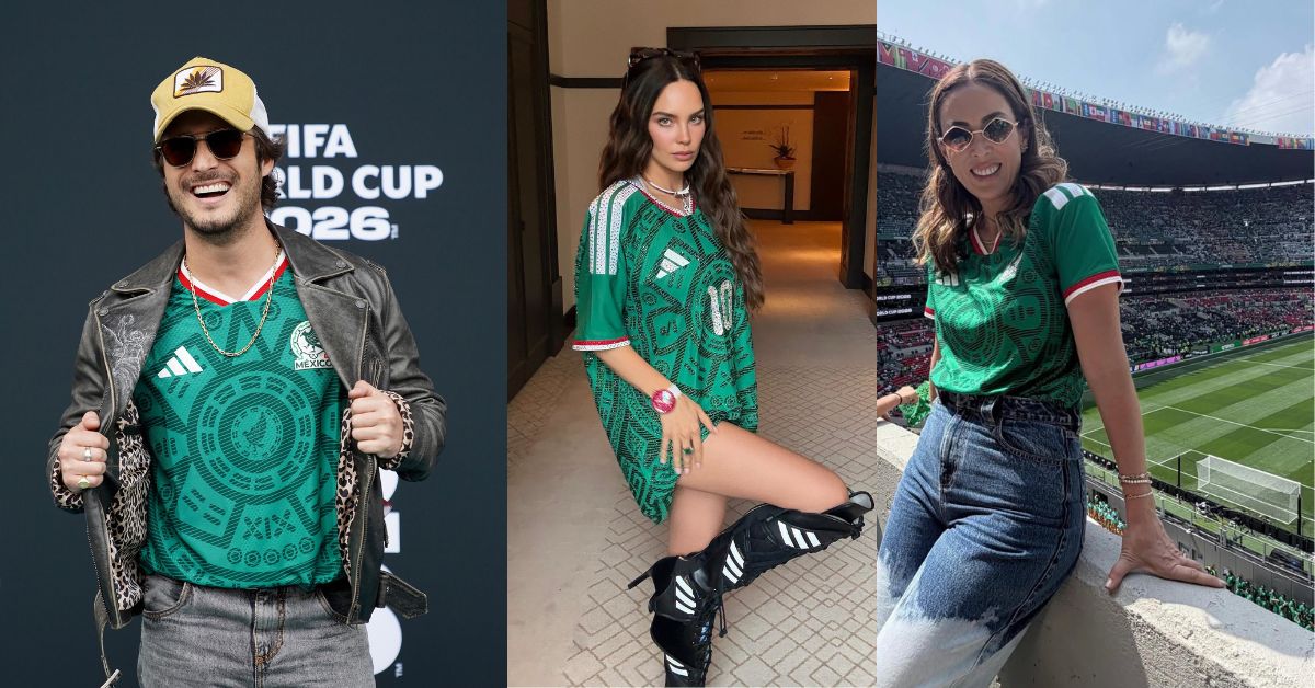 Con orgullo tricolor: Las celebridades que vistieron los colores de la Selección Mexicana