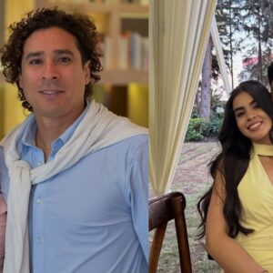 Composición De Dos Fotografías Horizontales Que Muestran A Parejas De La Selección Mexicana. En La Imagen De La Izquierda, El Portero Guillermo Ochoa Posa Sonriente Junto A Su Esposa Karla Mora En Un Espacio Interior; Él Viste Una Camisa Azul Claro Con Un Suéter Blanco Amarrado A Los Hombros Y Ella Luce Un Vestido Rosa Claro. En La Imagen De La Derecha, El Defensor Jesús Gallardo Aparece Sonriente Abrazando Por La Espalda A Su Esposa Orquídea Garza En Una Mesa Al Aire Libre; Ella Lleva Un Vestido Amarillo Con Cuello Halter Y Él Un Saco Oscuro.