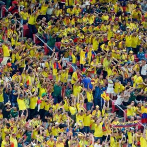 Hermandad mundialista: afición de colombia y el congo arman la fiesta entonando el ‘cielito lindo’ en guadalajara la revista del sureste mx Hermandad Mundialista Aficion De Colombia Y El Congo Arman La Fiesta Entonando El ‘Cielito Lindo En Guadalajara