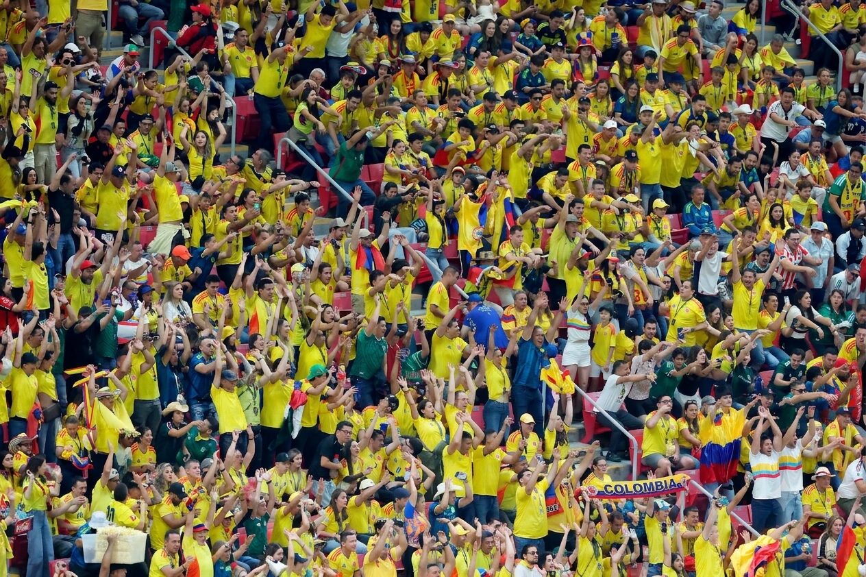 Hermandad Mundialista: Afición de Colombia y El Congo arman la fiesta entonando el ‘Cielito Lindo’ en Guadalajara