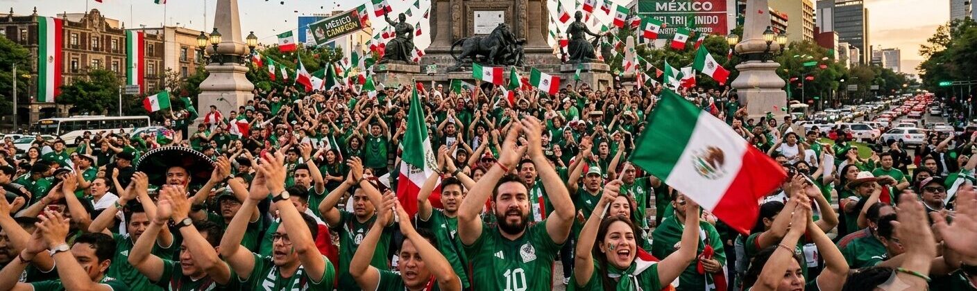 ¡La locura del Mundial! Mexicanos recrean el mítico festejo vikingo en el Ángel de la Independencia tras victoria del Tri