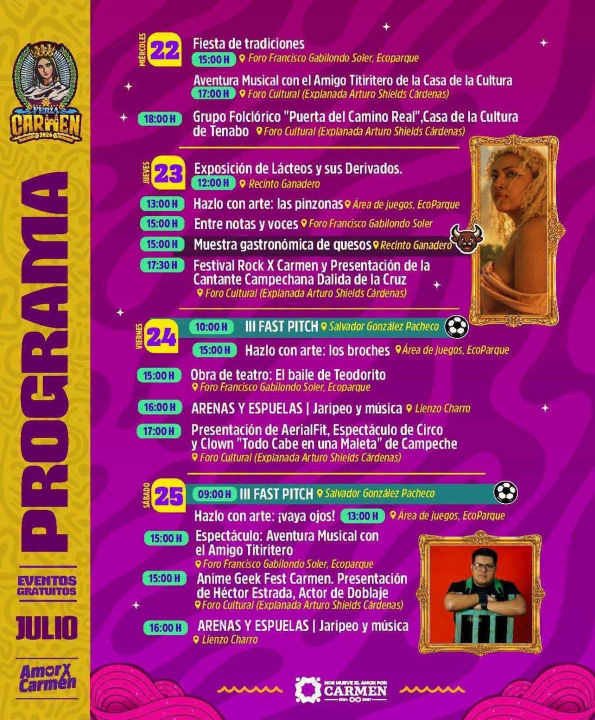 ¡conoce el programa de eventos de la feria carmen 2026 en campeche! La revista del sureste mx 746947278 891069980726145 3494340983295745329 N 1