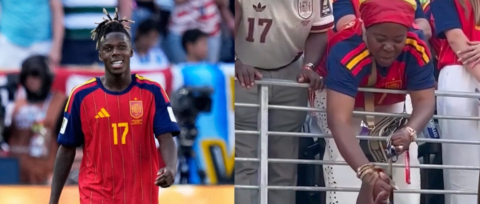 El tributo más conmovedor del Mundial 2026: Nico Williams entrega su medalla de campeón a su madre tras la victoria de España