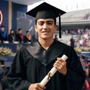 Gilberto mora: entre el éxito mundialista y su emotiva graduación de preparatoria la revista del sureste mx El Futbolista Gilberto Mora, Con Toga Y Birrete De Graduación, Sonríe A La Cámara Mientras Sostiene Su Diploma Enrollado, Con Una Ceremonia De Graduación De Preparatoria .