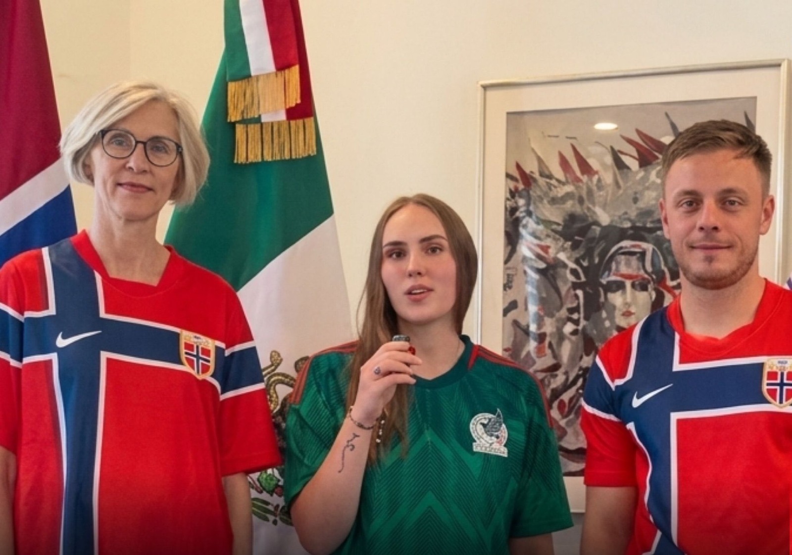 ¡Haaland, hermano, ya eres mexicano!: La embajada de Noruega “adopta” a la afición tricolor en el Mundial 2026